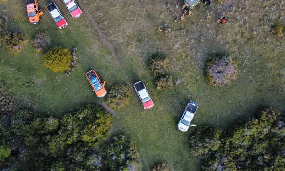 Controlaron un incendio en Esquel que arrasó varias hectáreas cerca de la Laguna La Zeta