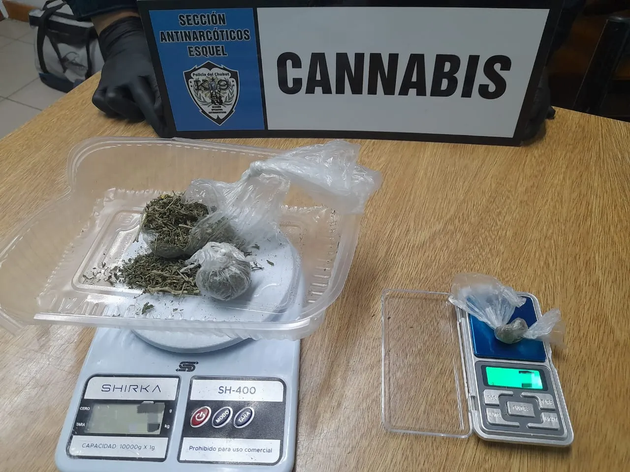 Operativo en Esquel desarticuló un punto de venta de drogas cerca de escuelas y plazas