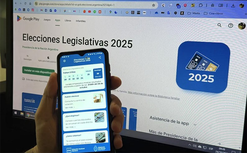 ¡Ya está disponible! El Gobierno lanzó la app oficial para seguir las Elecciones 2025