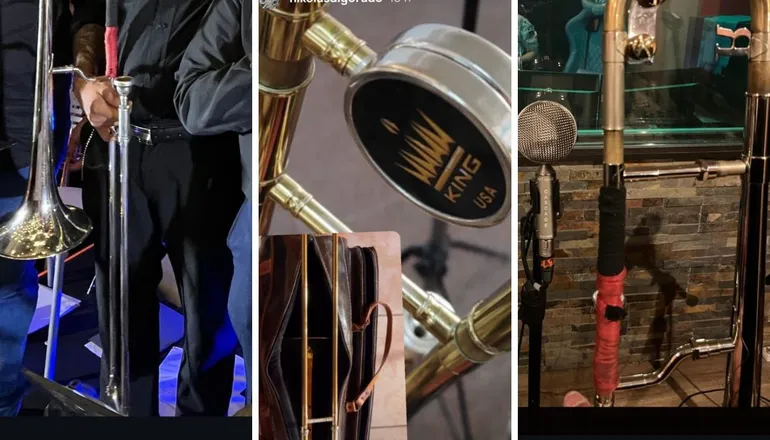 Roban trombones al músico Digorado