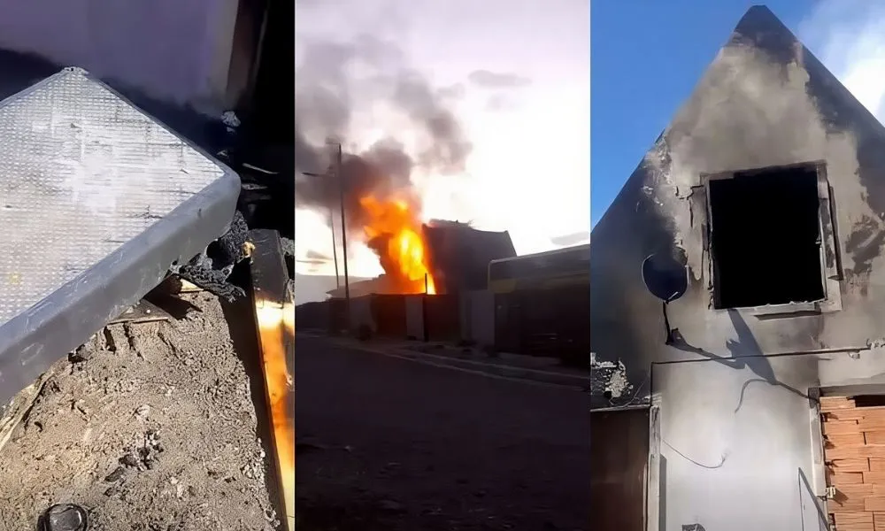 Vecinos ayudan a familia que perdió su casa en incendio