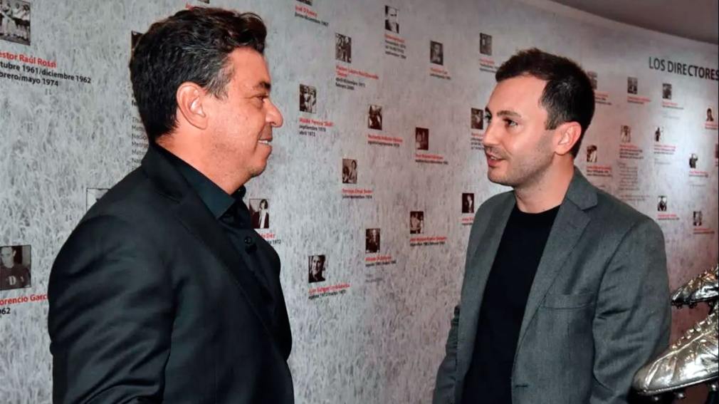 Di Carlo visitó a River y habló con Gallardo en la previa del Superclásico