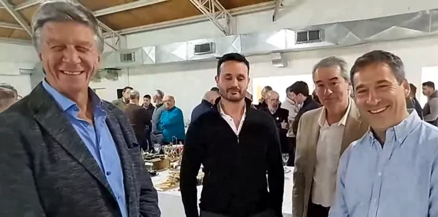 Menna y Luque coinciden en trabajar juntos por el sector agropecuario en Chubut durante la reunión de la Sociedad Rural