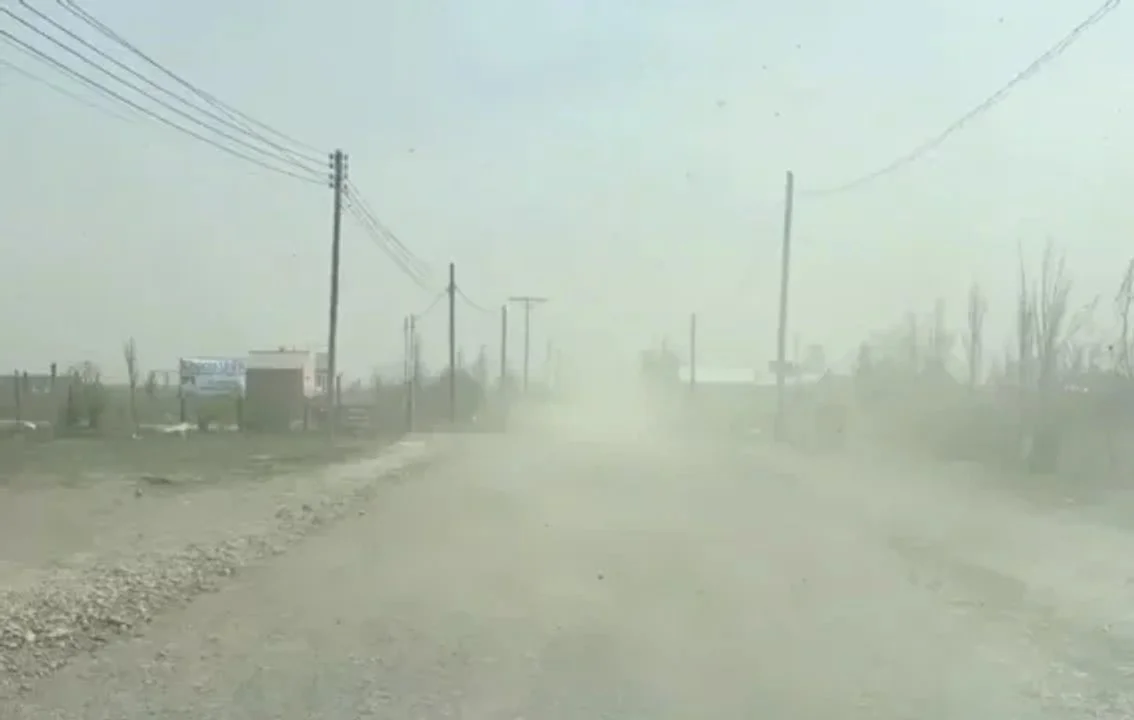 Alerta amarilla por fuertes vientos en Santa Cruz y tormentas en Chubut