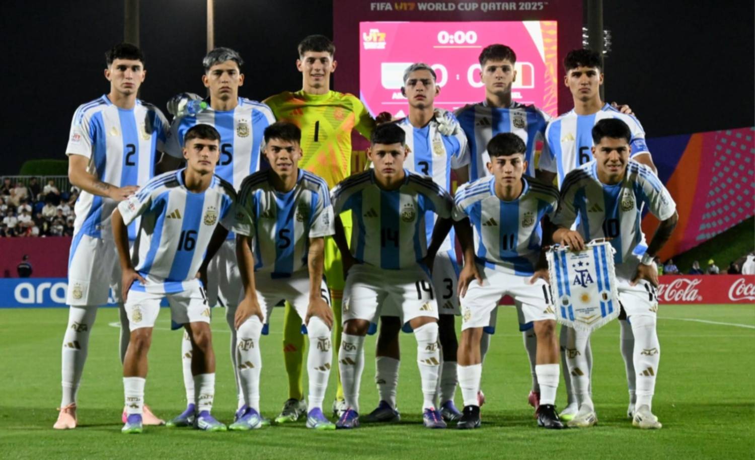 Mundial Sub 17: Argentina enfrenta a México en dieciseisavos de final