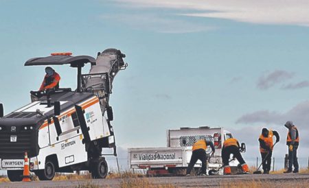 Vialidad Nacional intensifica tareas de mantenimiento en rutas de Chubut
