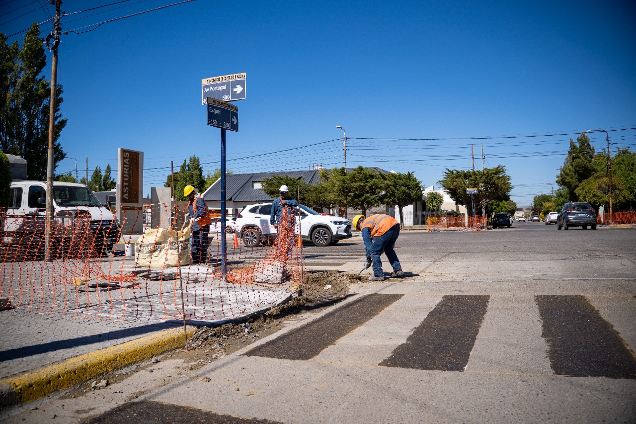 Comodoro Rivadavia: La Avenida Portugal tendrá cruces seguros y reductores de velocidad para mejorar la seguridad vial