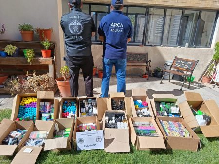 La Policía del Chubut desarticuló una banda narco en Trelew y secuestró bienes valuados en 80 millones de pesos durante un operativo conjunto