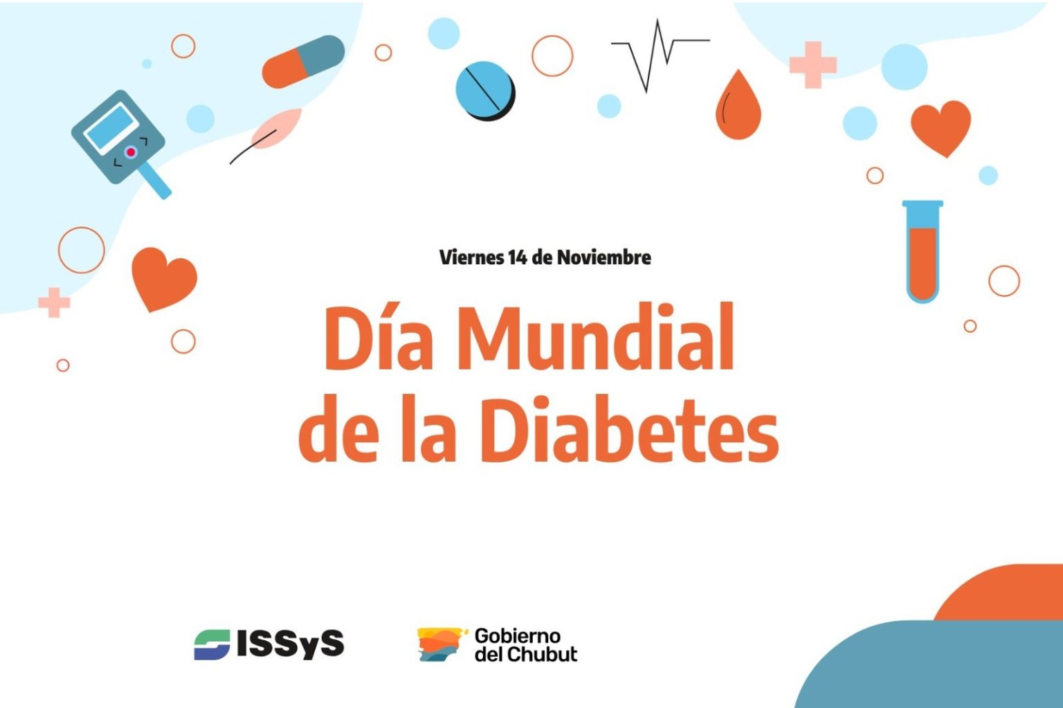 ISSyS organiza jornada por el Día Mundial de la Diabetes en Trelew y Gaiman