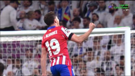 Julián Álvarez rompe su récord y brilla con el Atlético de Madrid