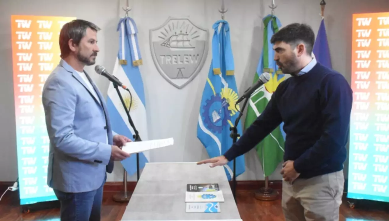 Julián Montes fue designado como nuevo secretario de Planificación y Desarrollo Urbano de la Municipalidad de Trelew