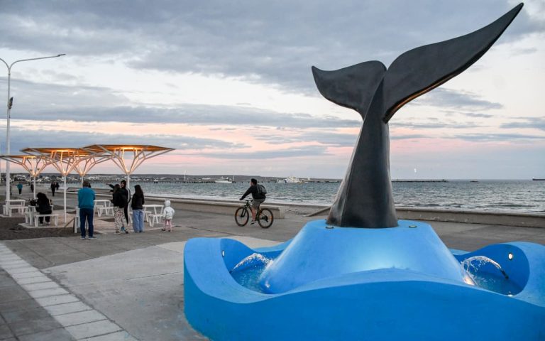 Avanzan las obras que renovarán y pondrán en valor el frente costero de Madryn