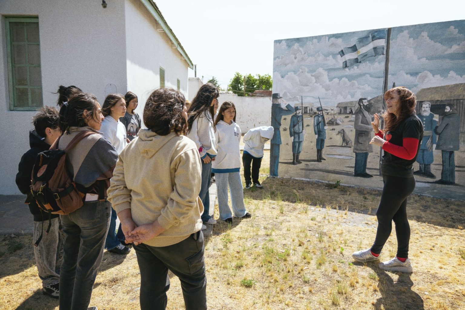Rawson fortaleció vínculos con Paso del Sapo mediante una visita educativa de alumnos de la Escuela N.º 134