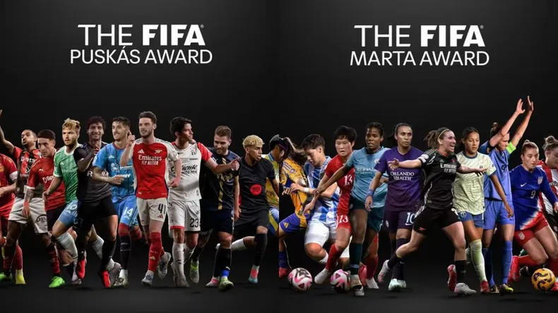 Argentina con tres nominados a los premios Puskás y Marta de la FIFA