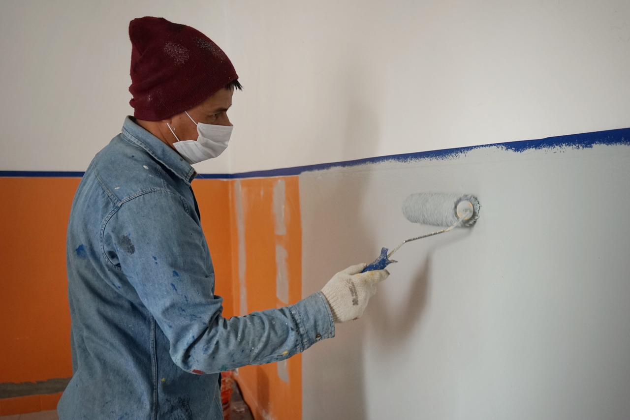 Obras Públicas de Rawson ejecuta trabajos de mantenimiento en la vecinal del Área 16