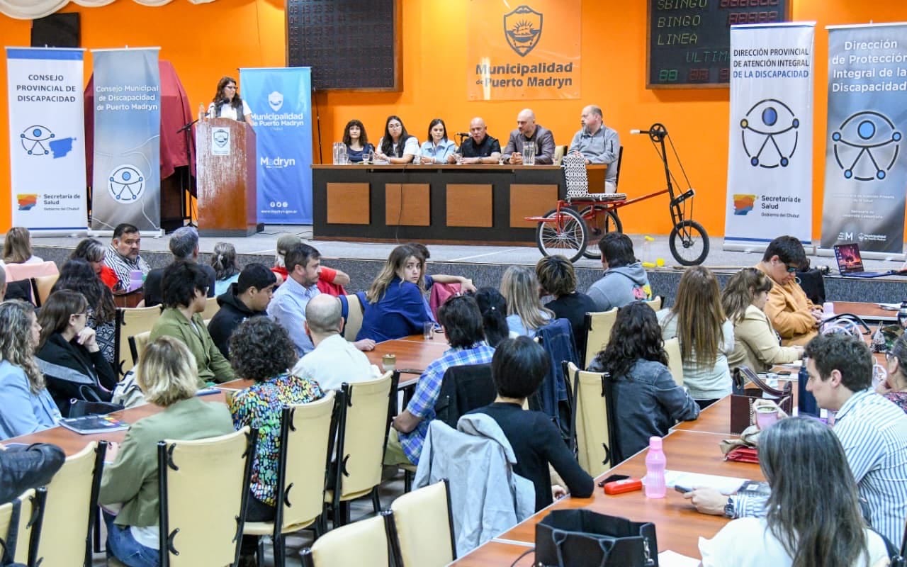 Sastre encabezó la 60ª Asamblea del Consejo Provincial de Discapacidad en Madryn