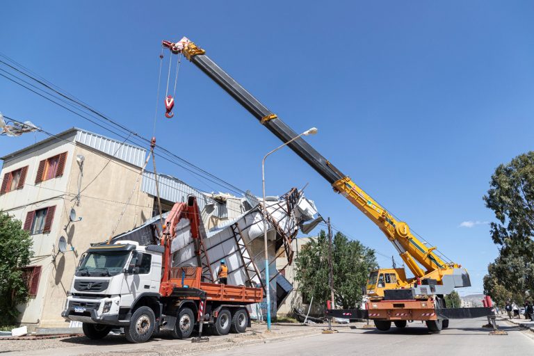 Temporal en Comodoro: autoridades municipales y provinciales supervisan daños y asistencia a vecinos