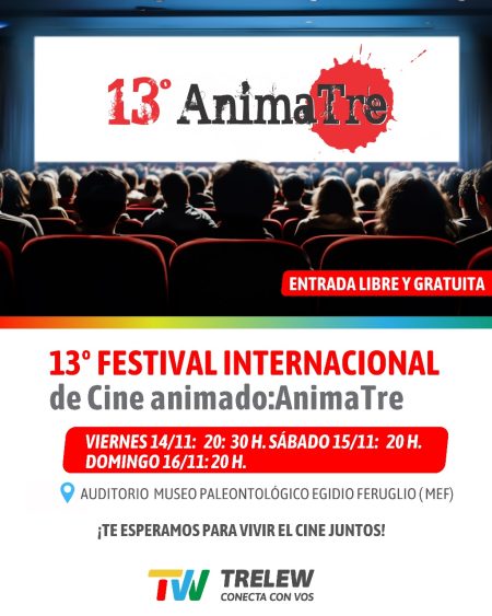 Trelew impulsa una nueva edición del Festival Internacional AnimaTre