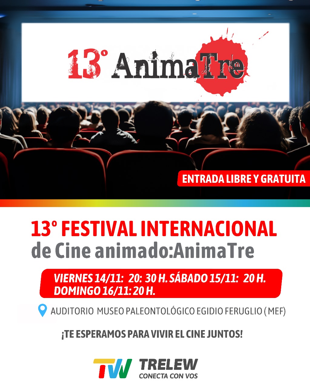 Trelew impulsa una nueva edición del Festival Internacional AnimaTre