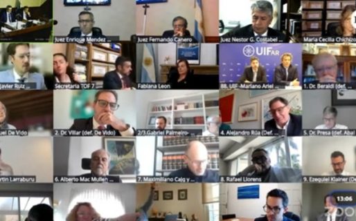 Inició el juicio por los Cuadernos: CFK siguió la audiencia por Zoom