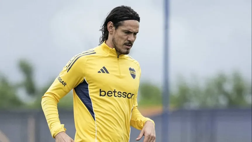 Úbeda convocaría a Cavani para el partido clave de Boca ante Tigre