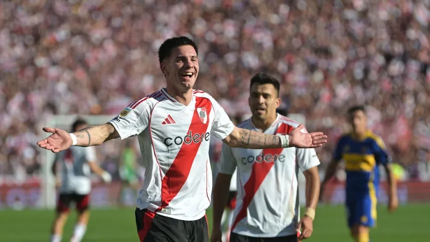 Mastantuono: «River le ha ganado mucho a Boca últimamente»