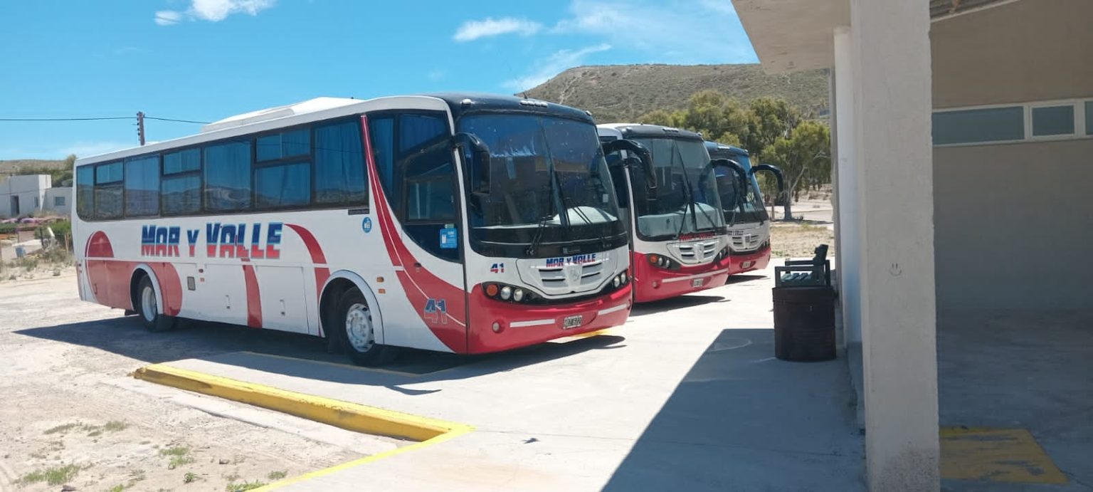 Temporal en Chubut: suspenden los colectivos interurbanos por el viento