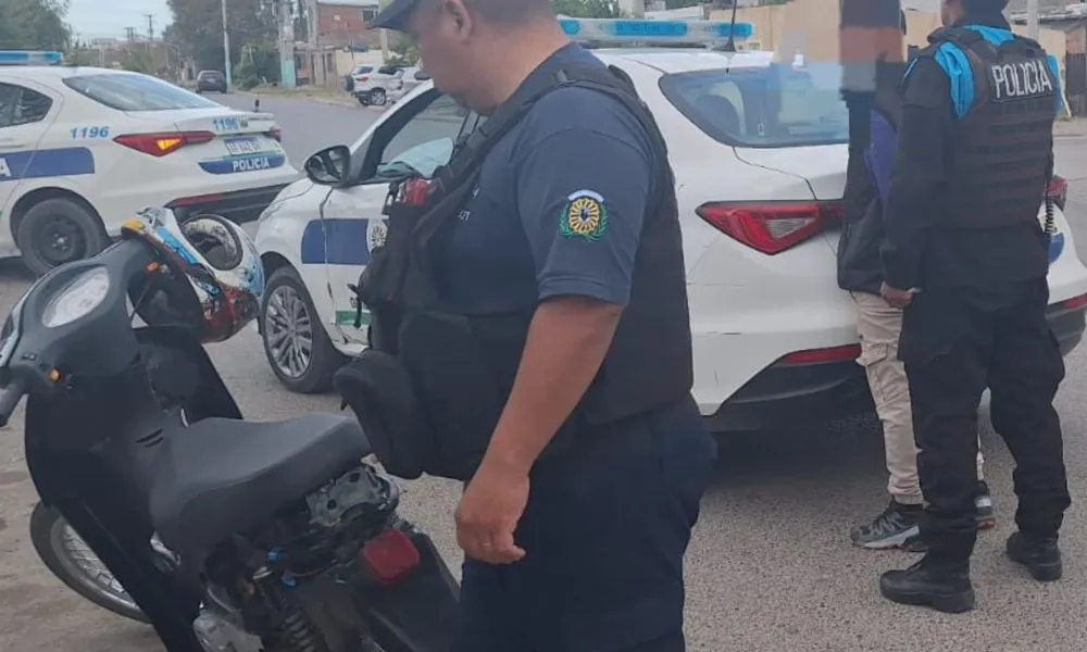 Trelew: recuperan moto robada y detienen a un joven