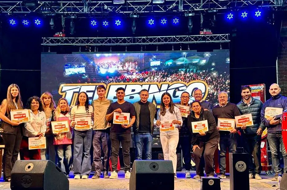 Telebingo Chubutense repartió premios en la Fiesta del Novillito