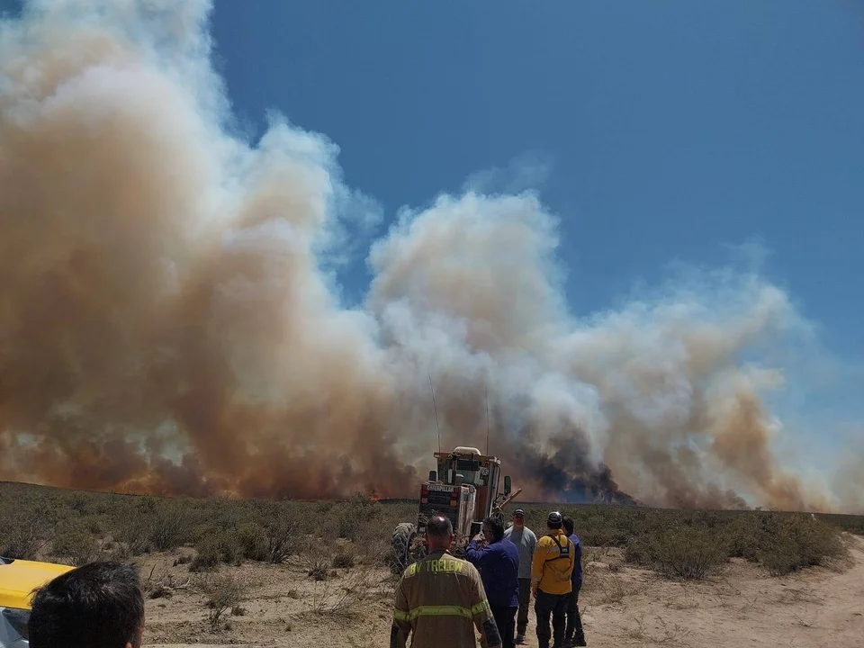El mapa del desastre: el fuego arrasó campos que equivalen a 13 veces la ciudad de Trelew