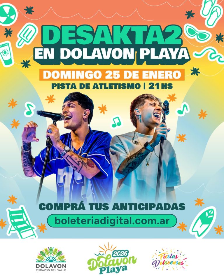 Desakta2 llega a Dolavon: el show cuartetero que encenderá el verano 2026