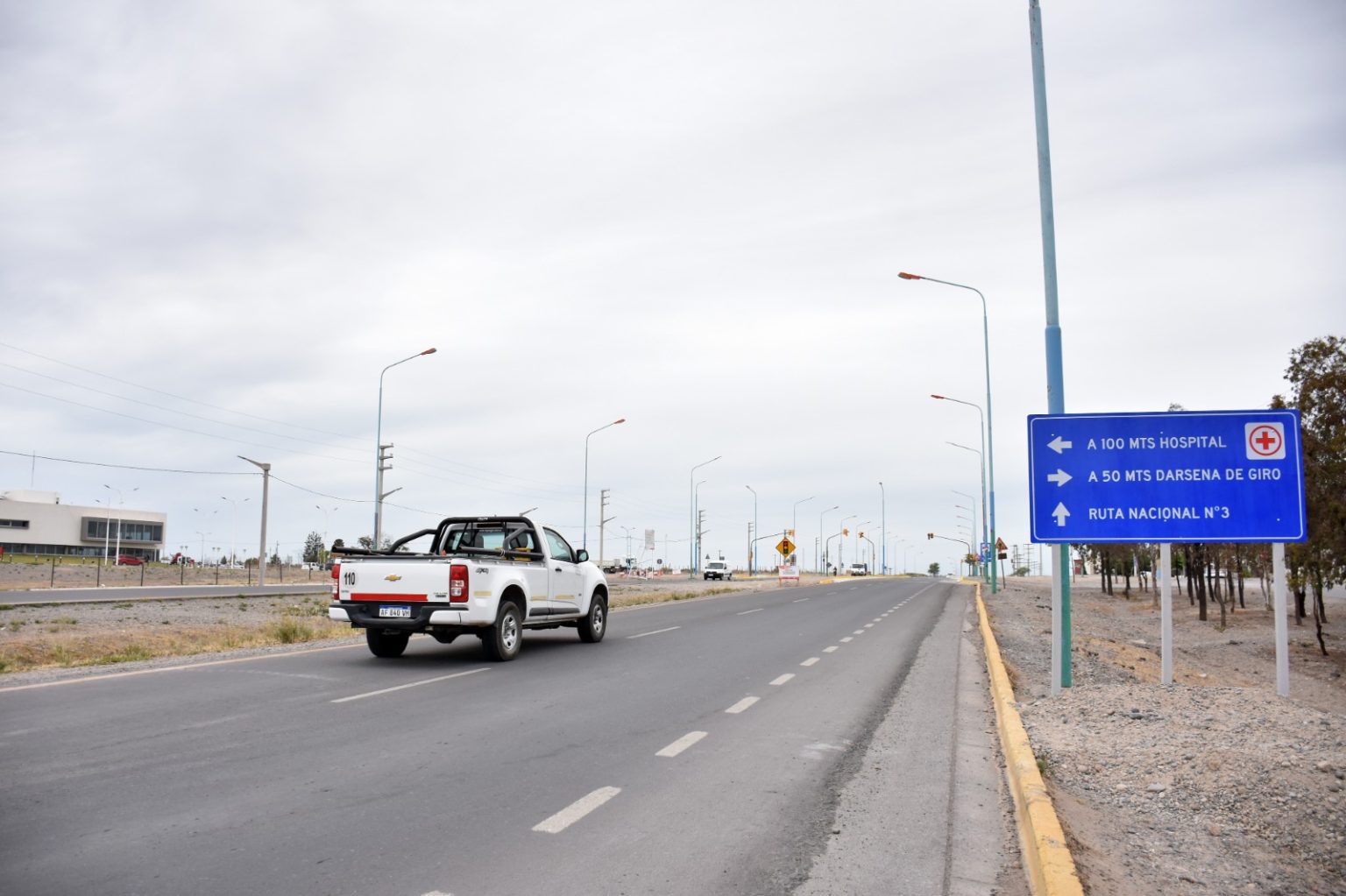 Nuevo acceso vial al Hospital María Humphreys mejora tránsito y seguridad en Trelew