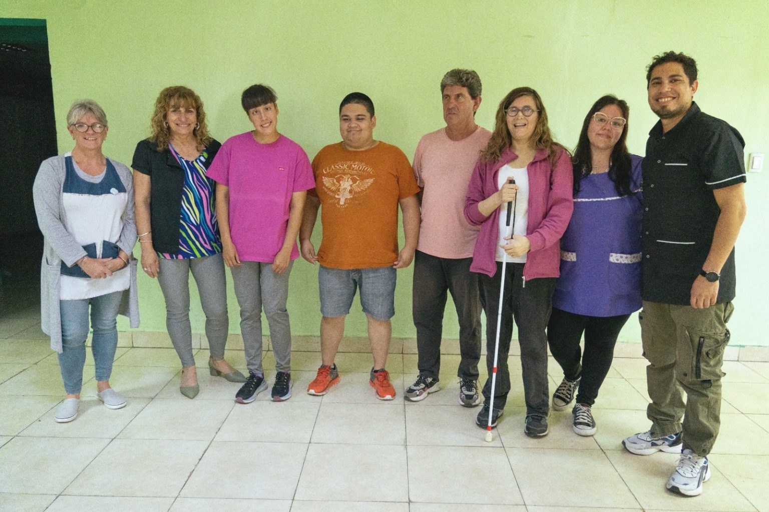 Rawson cerró el taller de braille y movilidad para personas con discapacidad visual, reforzando autonomía e inclusión en la comunidad