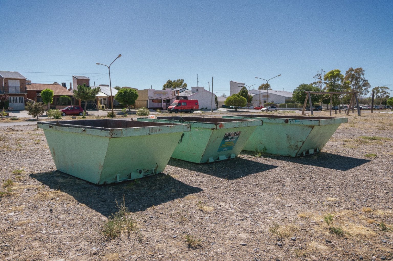 Rawson amplía el programa Eco Capital con volquetes en barrios de la ciudad