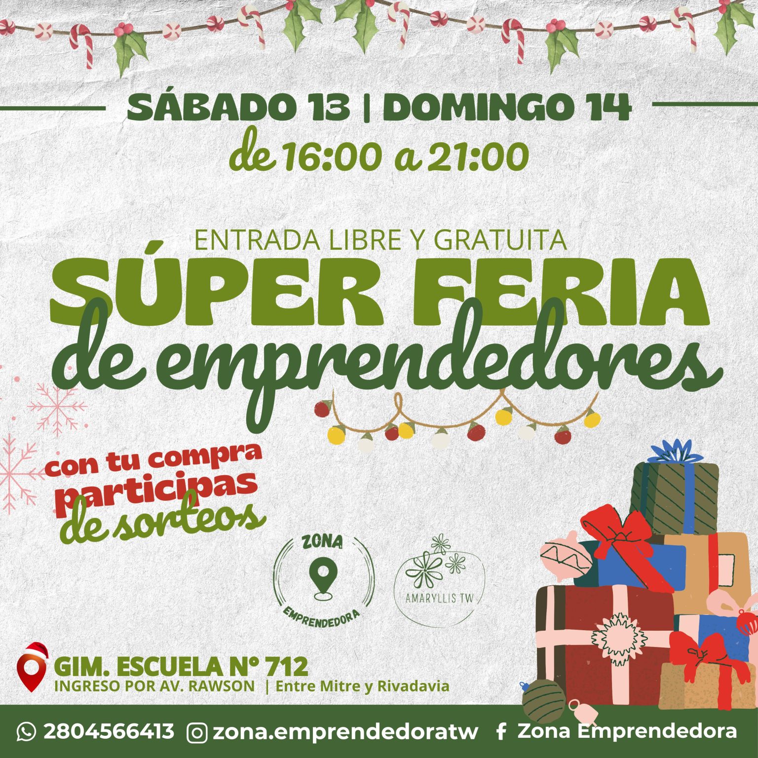 Super Feria de Emprendedores Pre-Navideña: el evento ideal para compras con sentido en Trelew