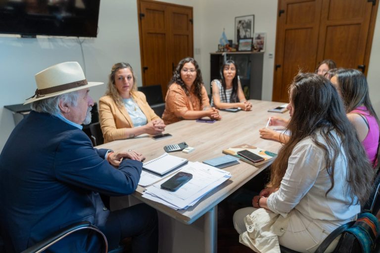 El intendente Othar Macharashvili se reunió con las nuevas autoridades de la Delegación Sur