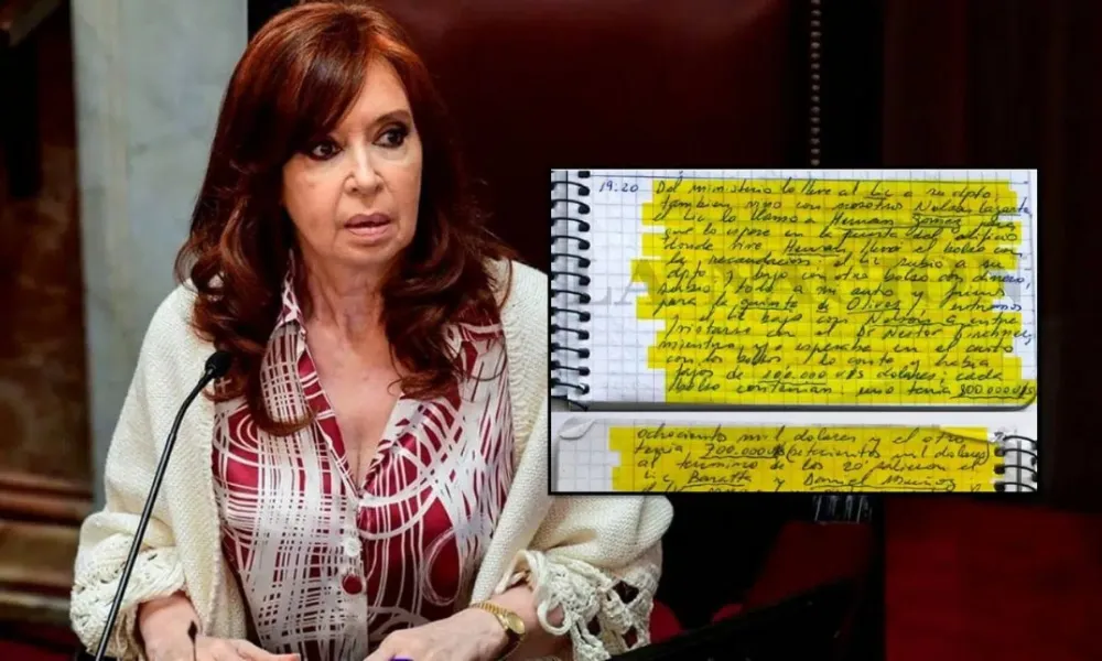 UIF acusa a Cristina Kirchner de recibir 175 sobornos en la causa «Cuadernos»