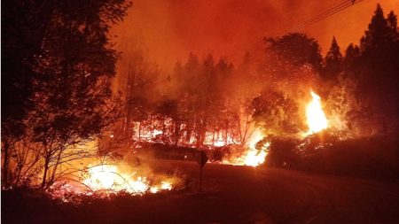 Emergencia en la Cordillera: Incendio incontrolable amenaza la Comarca Andina