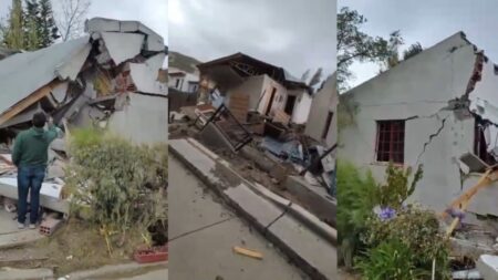 Comodoro Rivadavia: el cerro Hermitte se mueve y derrumba viviendas