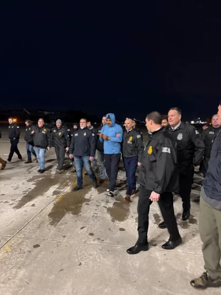 Primeras imágenes de Maduro en Nueva York: llegó custodiado por la DEA