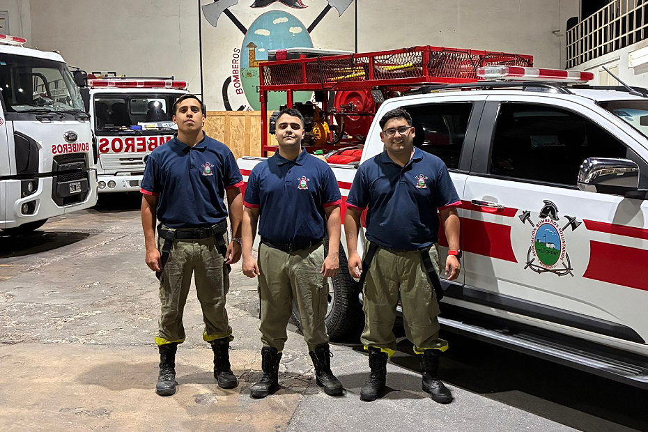 Bomberos Voluntarios “El Fortín” partieron hacia la Patagonia para ayudar en los incendios forestales en Chubut