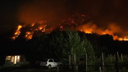 Chubut: hallaron combustible donde se inició el fuego