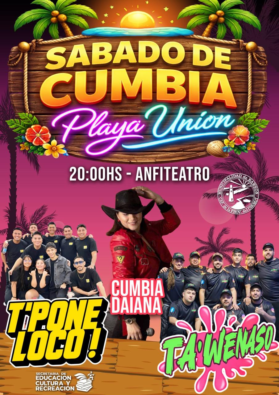 Rawson ofrece un fin de semana a puro ritmo y diversión en Playa Unión