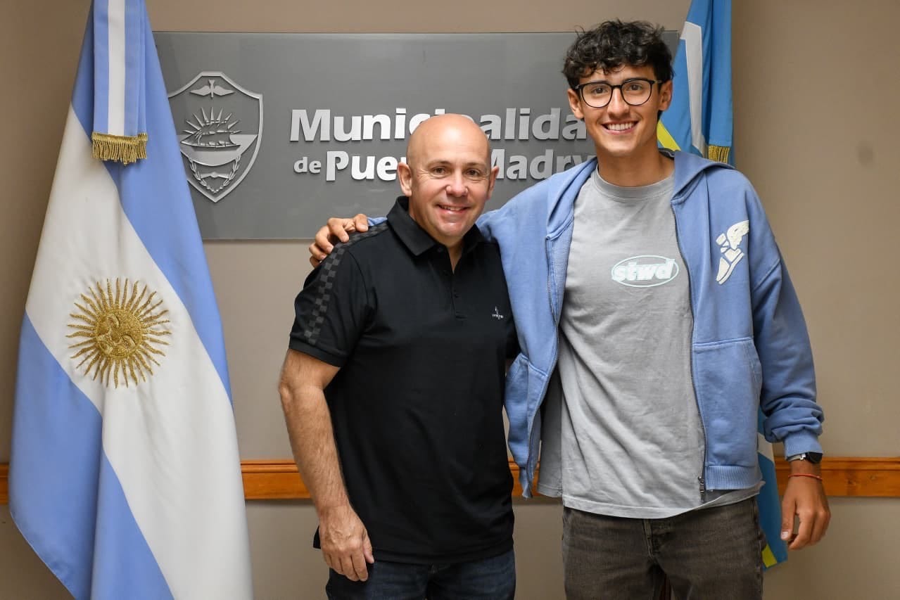 Sastre: “El apoyo al deporte madrynense se refleja en logros como el de Crozzolo”