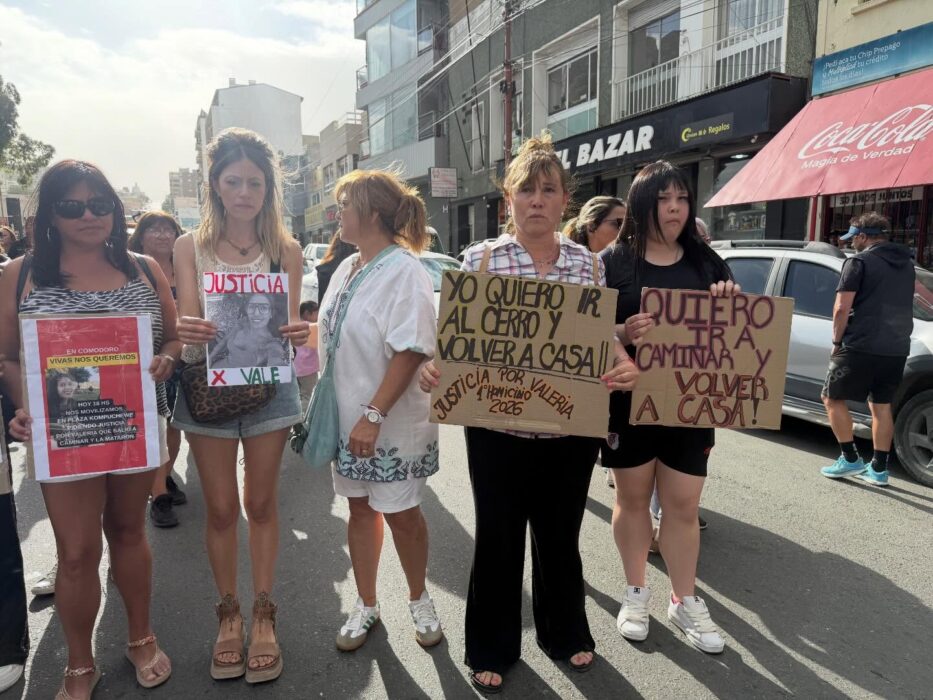 Justicia por Valeria: familiares y vecinos exigen respuestas urgentes