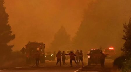 Incendios en Chubut: el fuego no para en la cordillera y ya son más de 5.200 hectáreas quemadas