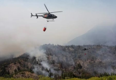 Incendios en Chubut: el fuego permanece activo, aunque la llegada de las lluvias podría traer un respiro
