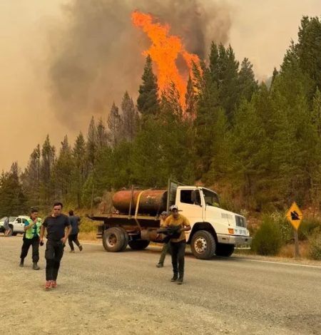 Incendios en Chubut: se esperan lluvias para toda la jornada