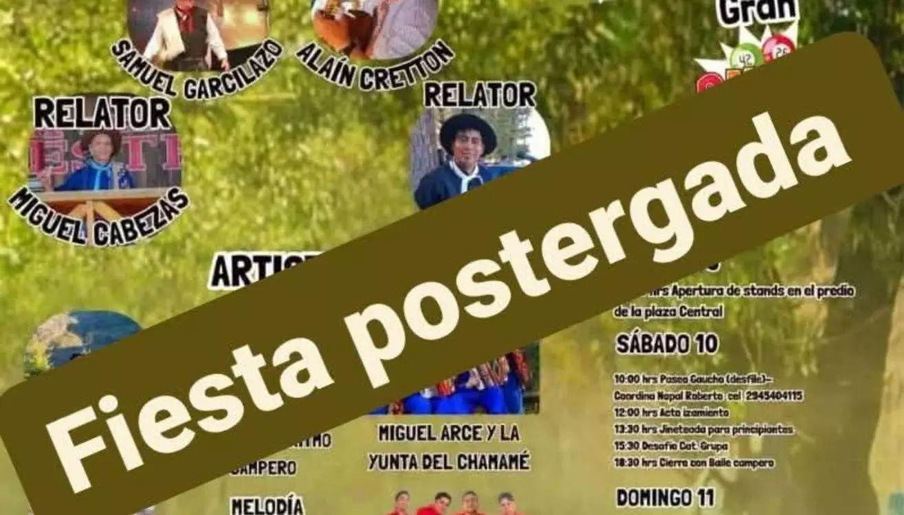 Chubut: Suspenden la Fiesta de la Señalada en Cushamen por falta de servidores públicos afectados a incendios