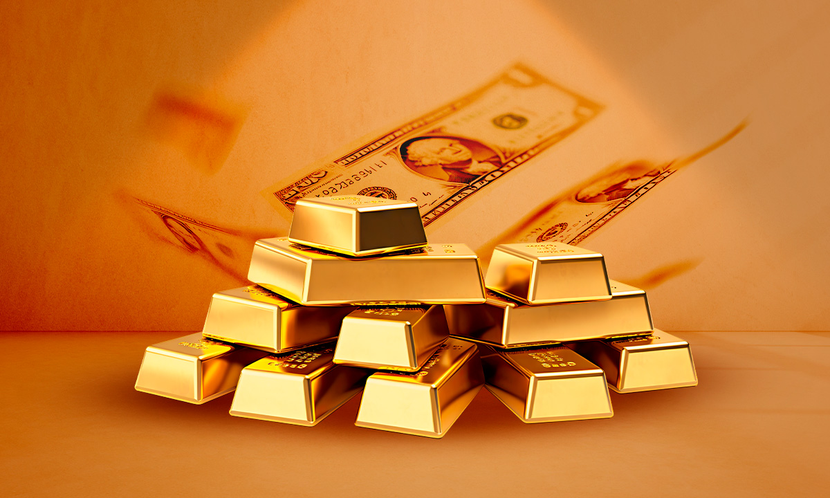 El dólar cae a mínimos de cuatro meses y el oro rompe récords